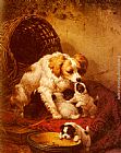 Henriette Ronner-Knip The Happy Family painting